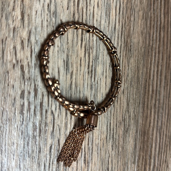Alex and Ani Gold Tassel Bracelet - Picture 2 of 3